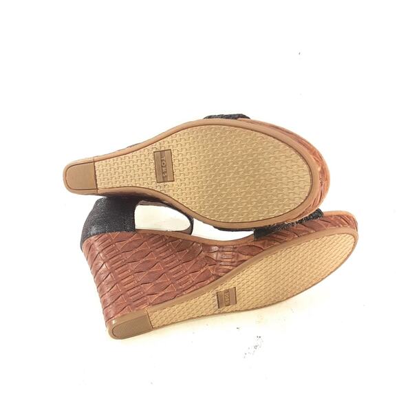 Toms Clarissa Wedge Sandals Size 8.5 - Picture 7 of 9